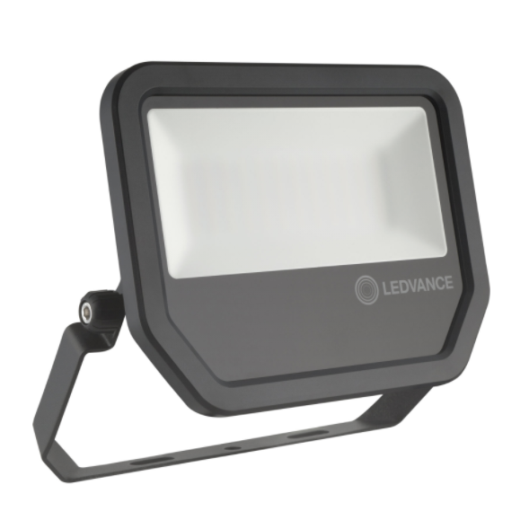 50W PROŽEKTORIUS LEDVANCE, 4000K, IP65, JUODAS | LED-Pigiausia šviesa